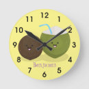 Recherche de noix de coco horloges Mignon