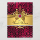 Recherche de damask sweet 16 invitations Scintille