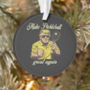 Search for pickle ball ornaments Funny