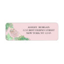 Search for tropical leaves return address labels Rainforest