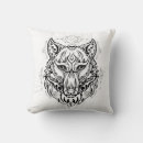 Recherche de tête de loup coussins Animal