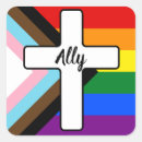 Search for rainbow cross stickers Church