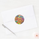 Recherche de mandala de hippie autocollants Psychédélique
