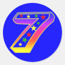 Search for 7 stickers Red