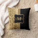 Search for giraffe pattern pillows Gold