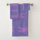 Search for dragonfly bath towels Purple