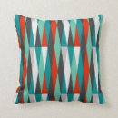 Search for teal and red pillows Abstract