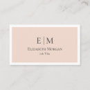 Search for blush and grey business cards Social media