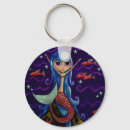 Search for mermaid art keychains Moon