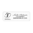 Search for years return address labels 50 years birthday