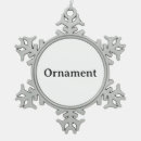 Search for pewter snowflake ornaments Create your own