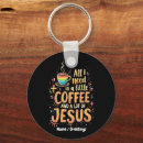 Search for need coffee keychains Christian