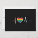 Recherche de battements de coeur invitations Arc en ciel