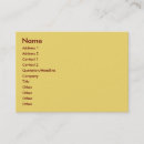 Search for khaki business cards Elegant
