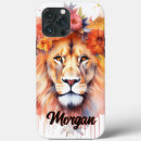 Recherche de la savane iphone coques Lion