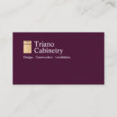 Search for cabinetry business cards Cabinet maker