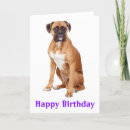 Search for boxer dog birthday cards Puppies