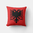 Recherche de drapeau albanais coussins Albanie