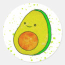 Search for cute avocado stickers Fruit