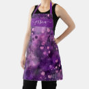 Search for purple floral aprons Script