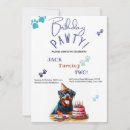 Search for rottweilers invitations Watercolor