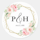 Search for gold foil monogram stickers Modern