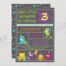 Search for our little monster birthday invitations Party