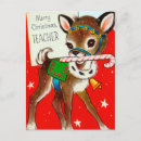 Recherche de vintage deer christmas cards Rétro