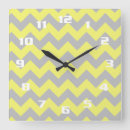 Recherche de chevron gris horloges Zig zag