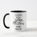 Search for love mountains mugs Hiking