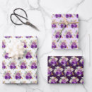 Search for purple and gold wrapping paper Elegant