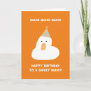 Search for funny duck birthday cards Animal