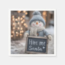 Search for snowman napkins Cute