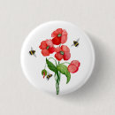 Search for poppy buttons Watercolor flowers