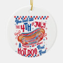 Search for hot dog ornaments America