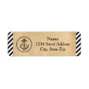 Search for nautical anchor return address labels White