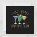 Search for beaded square invitations Mardi gras