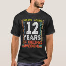 Search for 12th birthday tshirts Anniversary
