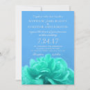 Search for aquamarine wedding invitations Flowers