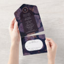 Search for purple and rose gold wedding invitations For her