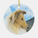 Search for rough collie ornaments Sable