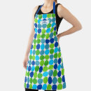 Search for blue polka dot pattern aprons Geometric