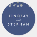 Search for confetti wedding stickers Chic