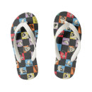 Search for black and white checkered sandals Retro