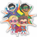 Search for superhero girl stickers Cute