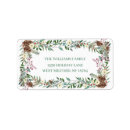 Search for pine branch return address labels Merry christmas