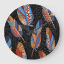 Search for hand painted clocks Leaf