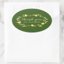 Search for floral wreath thank you stickers Simple