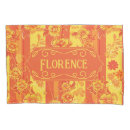 Search for bright orange pillowcases Yellow