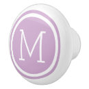 Recherche de violet boutons et poignées de porte Monogramme